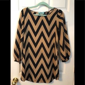 Karlie Chevron Dress